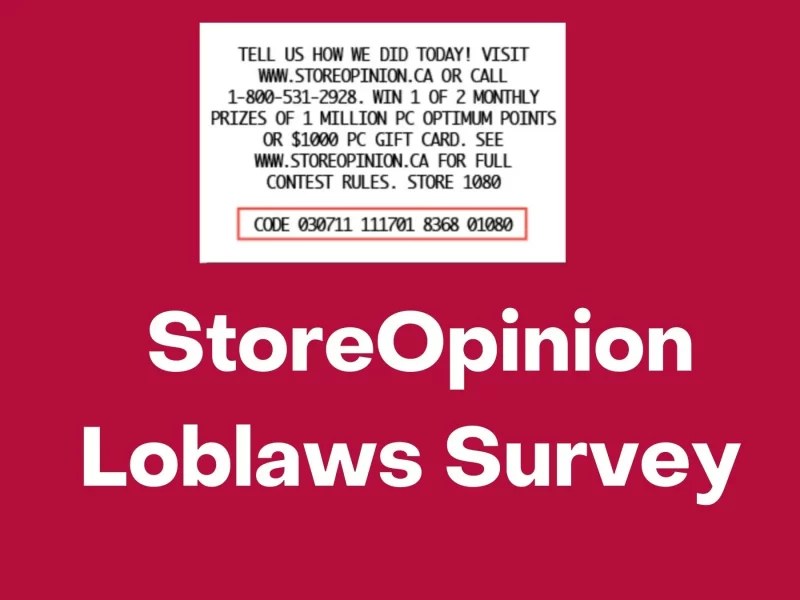 Www-Storeopinion-Ca Loblaws Survey